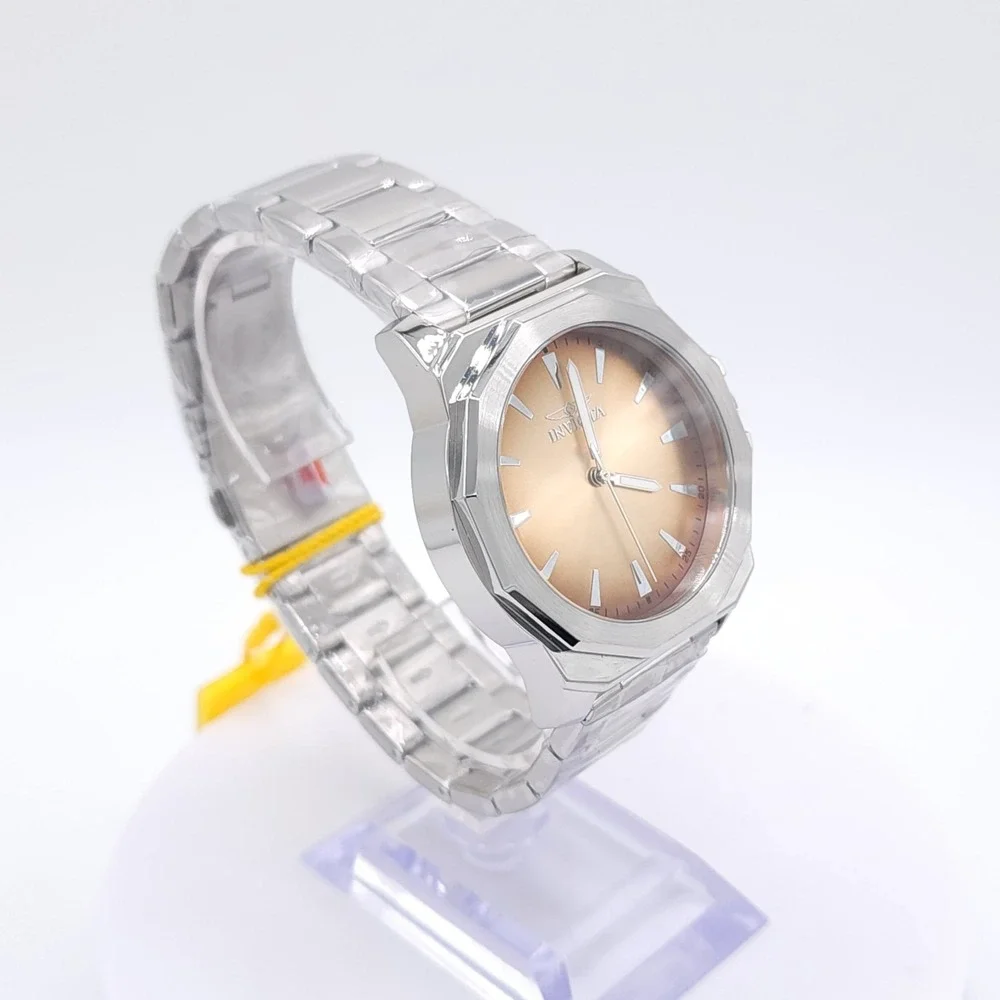 Invicta Speedway Dominus Mens Watch Bronze Gold Dial Steel 42mm New